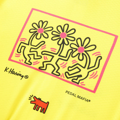 Men's Core Jersey - Keith Haring x PM Yellow