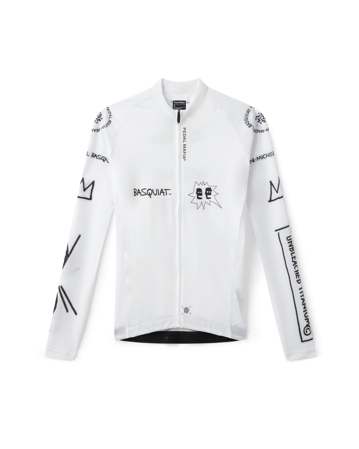 Men's Core Long Sleeve Jersey - Jean-Michel Basquiat White