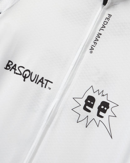 Men's Core Long Sleeve Jersey - Jean-Michel Basquiat White