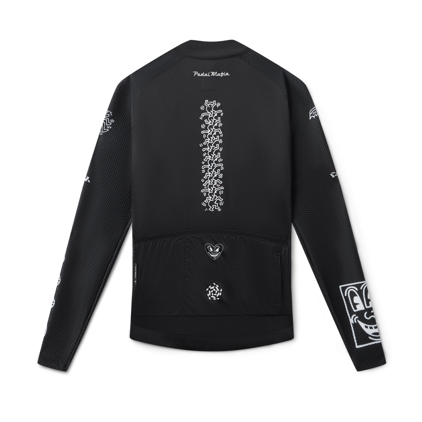 Men's Core Long Sleeve Jersey - Keith Haring x PM Black
