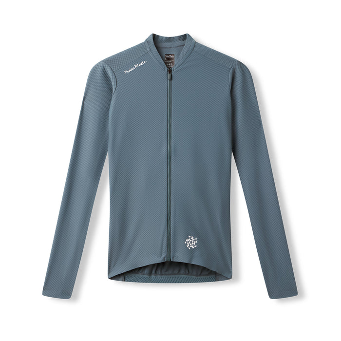 Men's Pro Delta Long Sleeve Jersey - Dark Blue Steel