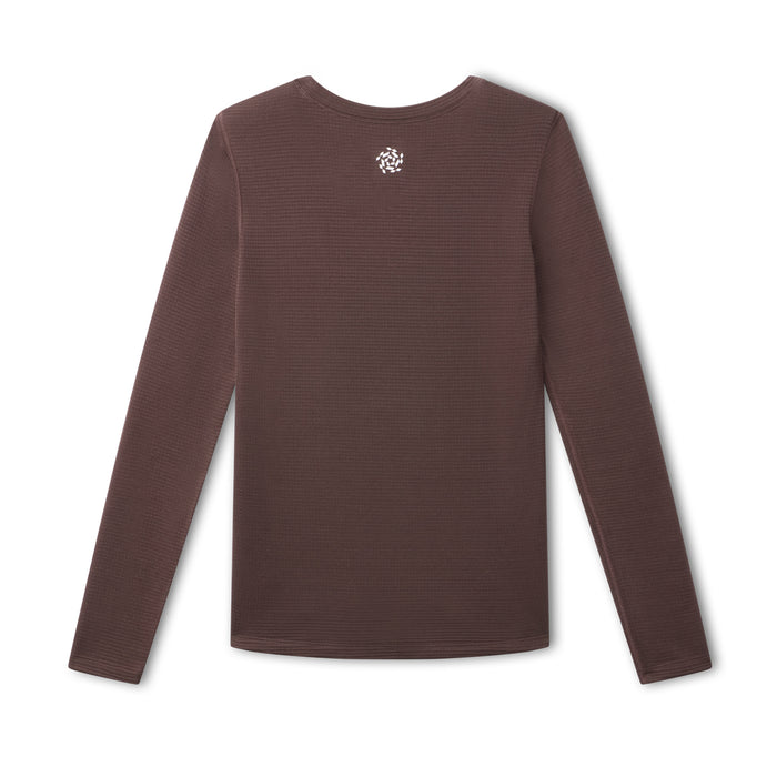 Men's Pro Merino Long Sleeve Base Layer - Brown