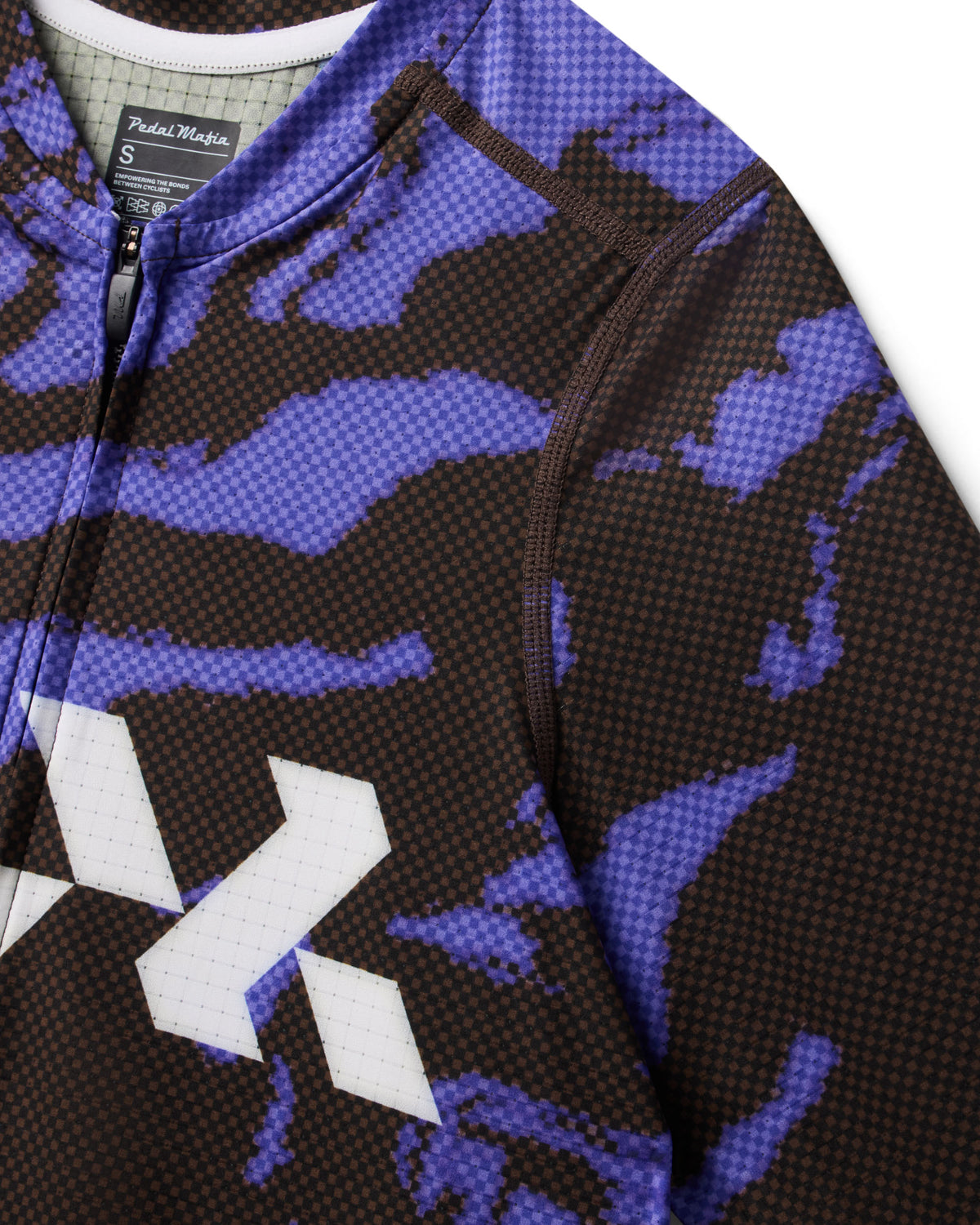 Men's Pro Race Jersey - Glitch Flow Blue Shift