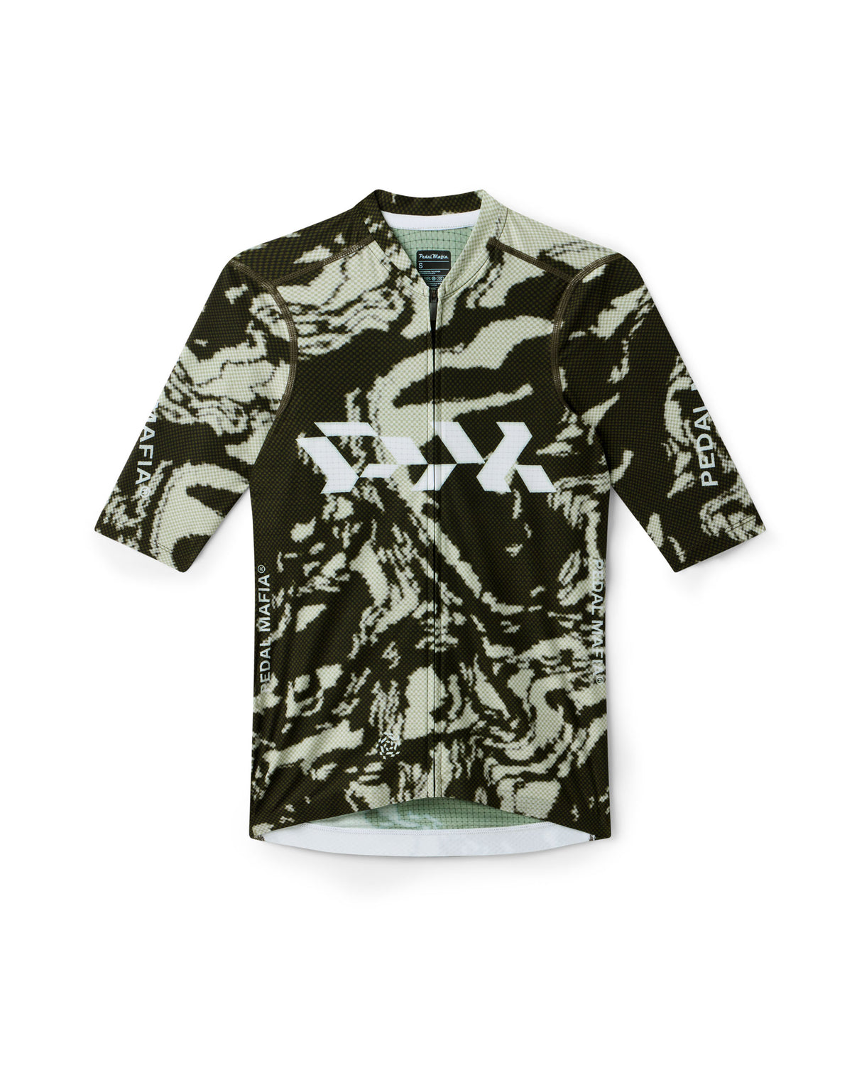 Men's Pro Race Jersey - Glitch Flow Desert Green