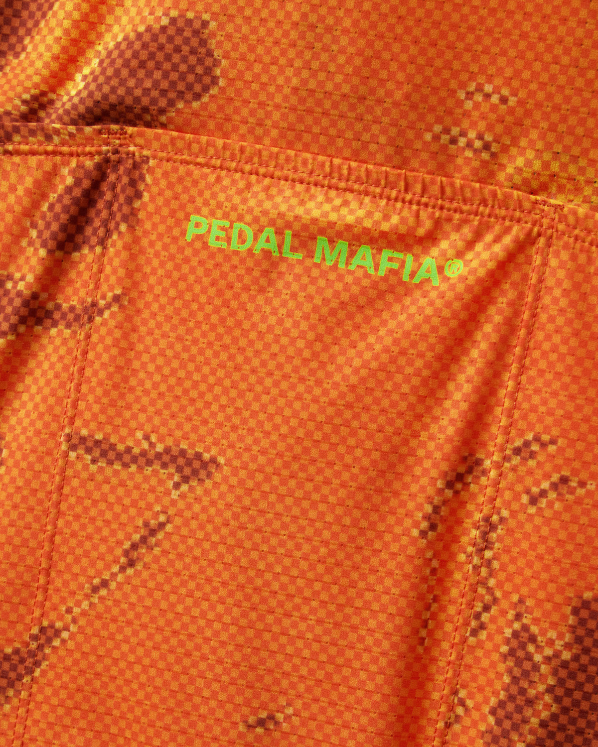 Men's Pro Race Jersey - Glitch Flow Ember