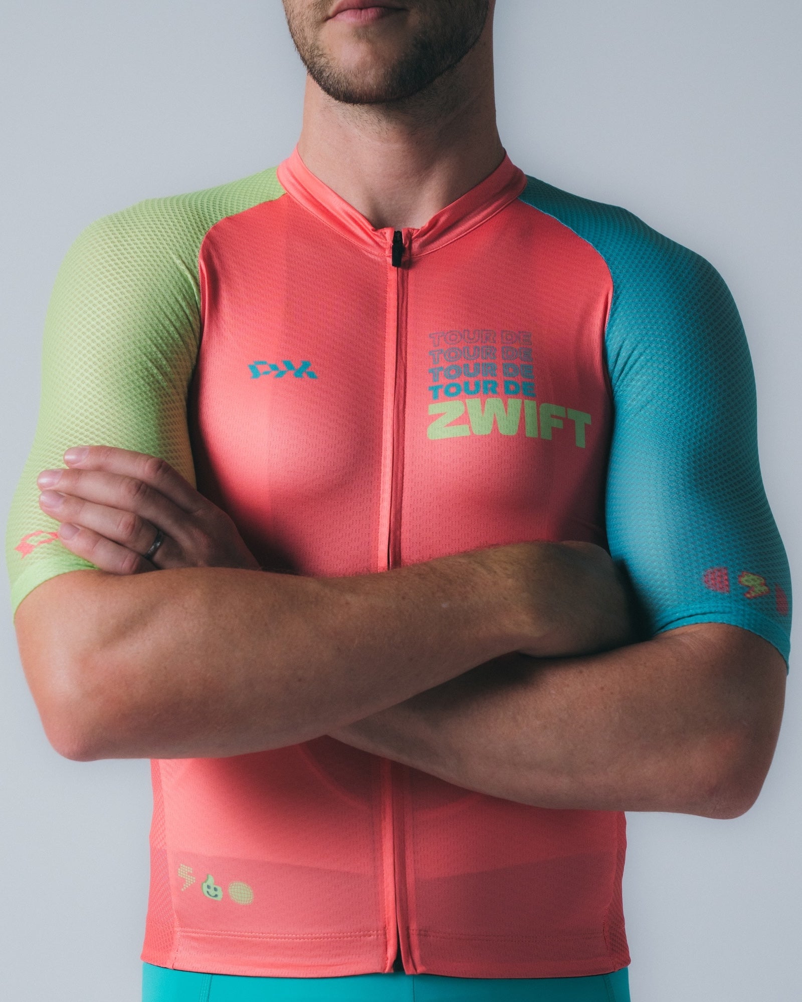 rapha×zwift MEN’S TOURFORALLJERSEY ラファ Men's Core Jersey - Tour De Zwift 26 | Pedal Mafia Australia
