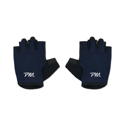 PM Short Finger Glove - Navy / White