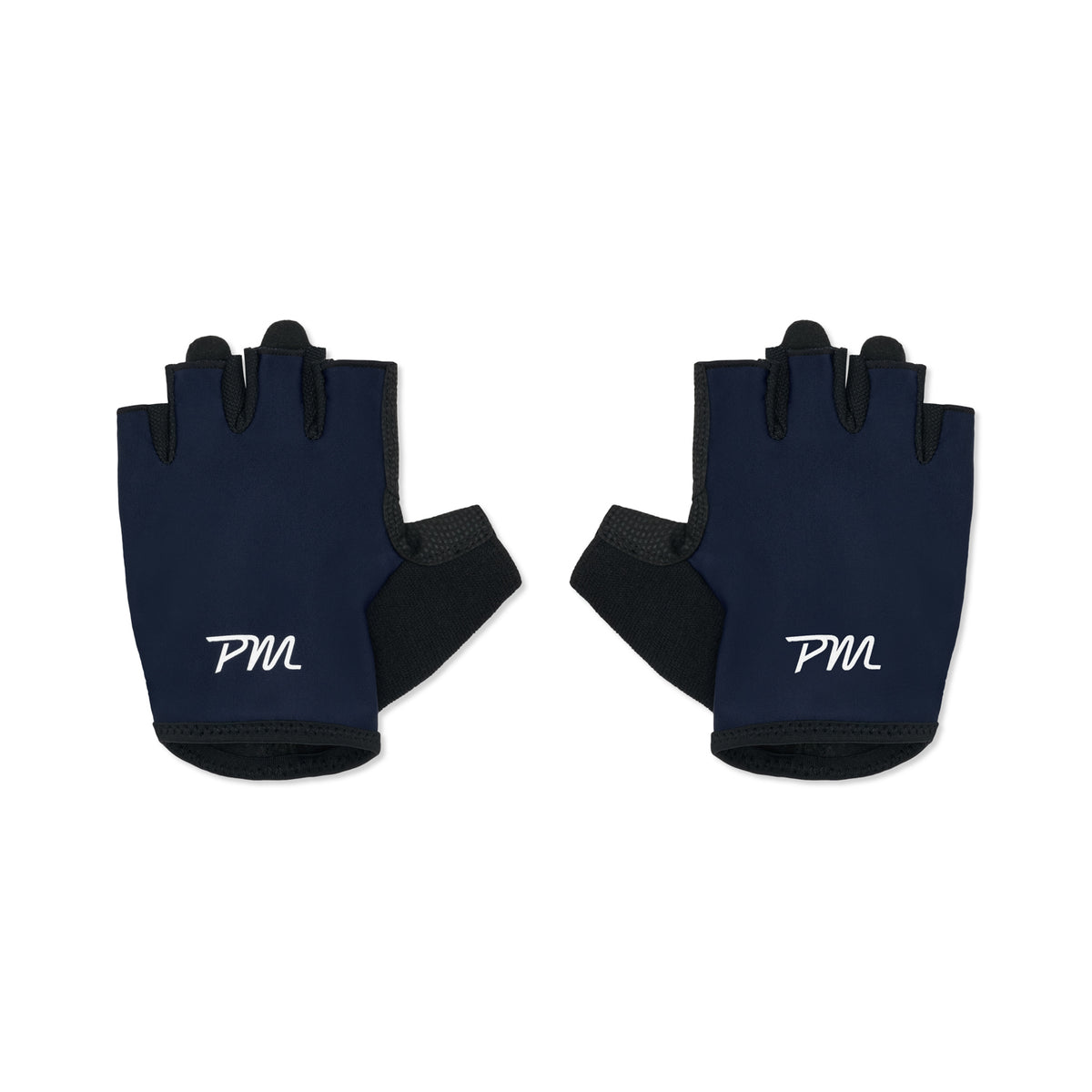 PM Short Finger Glove - Navy / White