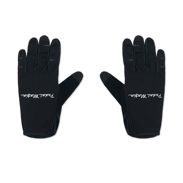 Tech Long Finger Glove - Black / White