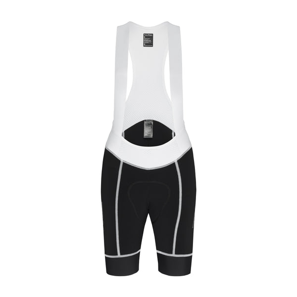 Womens Pro Vapour Cycling Bib - Black White | Pedal Mafia | Pedal