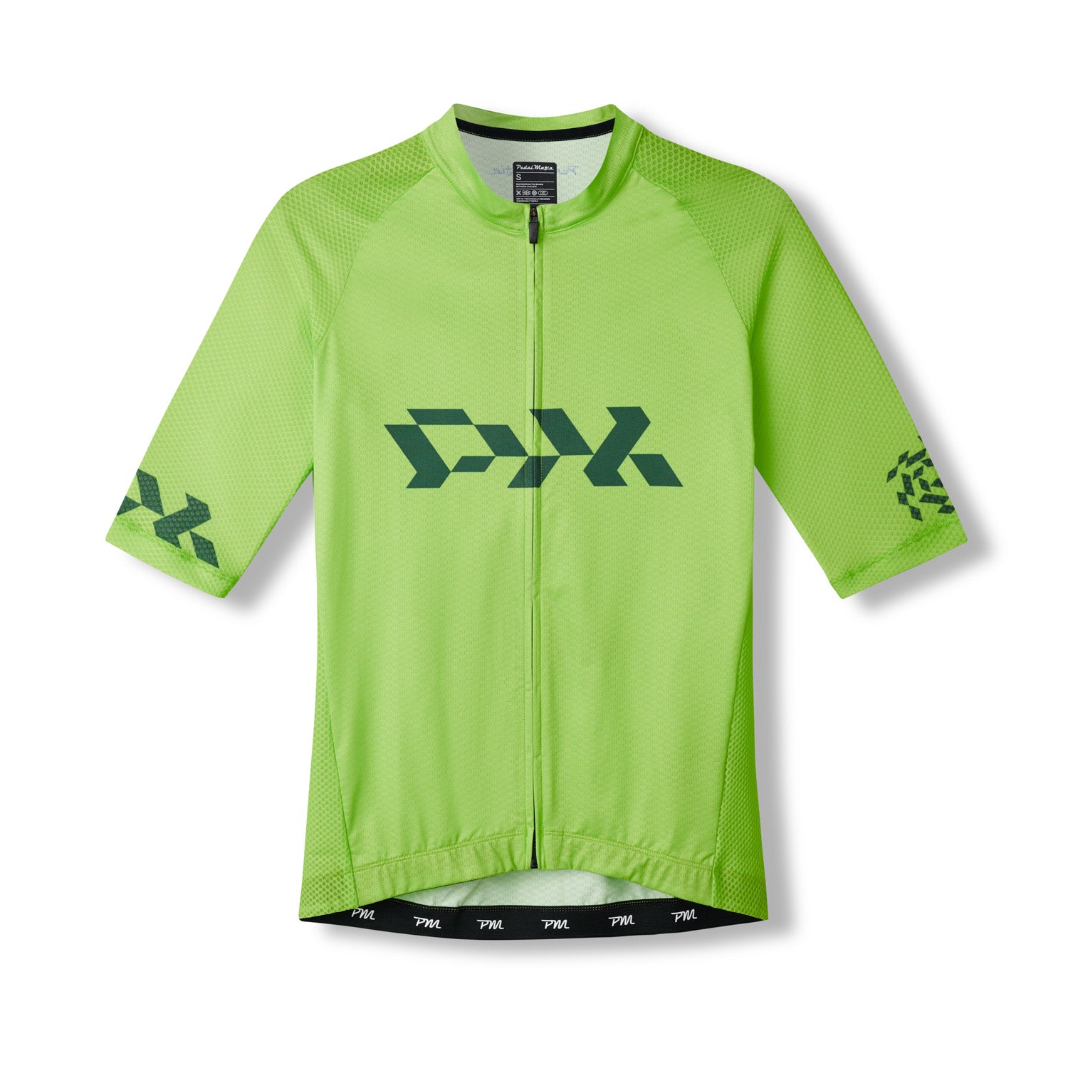 Short Sleeve Lime Green Cycling Jersey Castelli Espresso Short