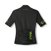 Women's Core Jersey - Carbon Black Lime