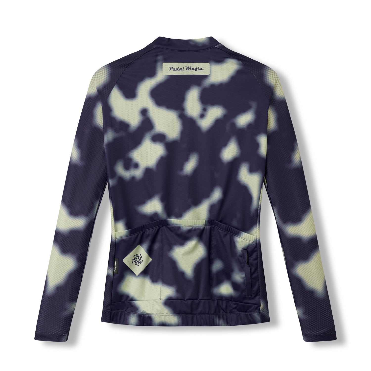 Mens Core Long Sleeve Jersey - Marble Purple | Pedal Mafia