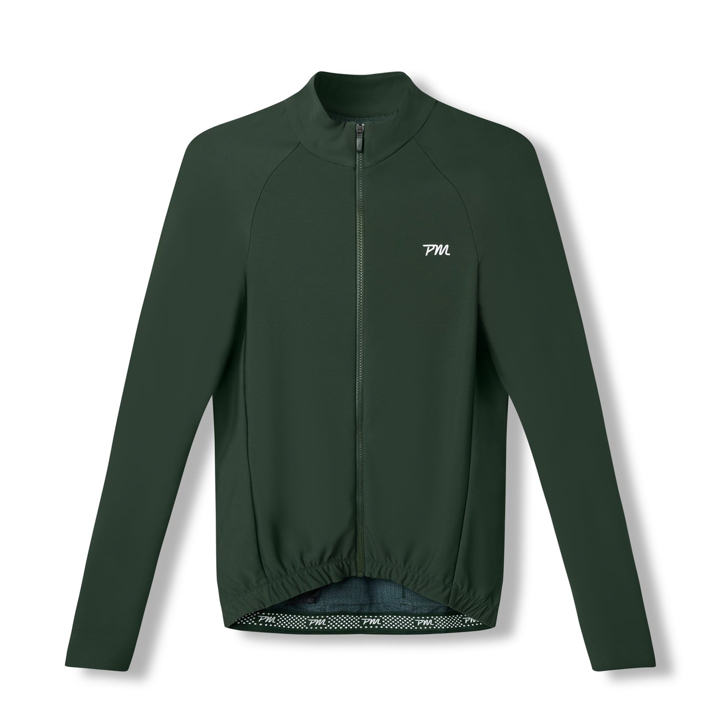 Mens Pro Midweight Thermal Jersey - PM Olive
