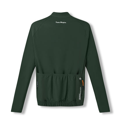 Mens Pro Midweight Thermal Jersey - PM Olive