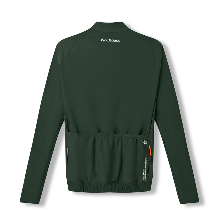 Mens Pro Midweight Thermal Jersey - PM Olive