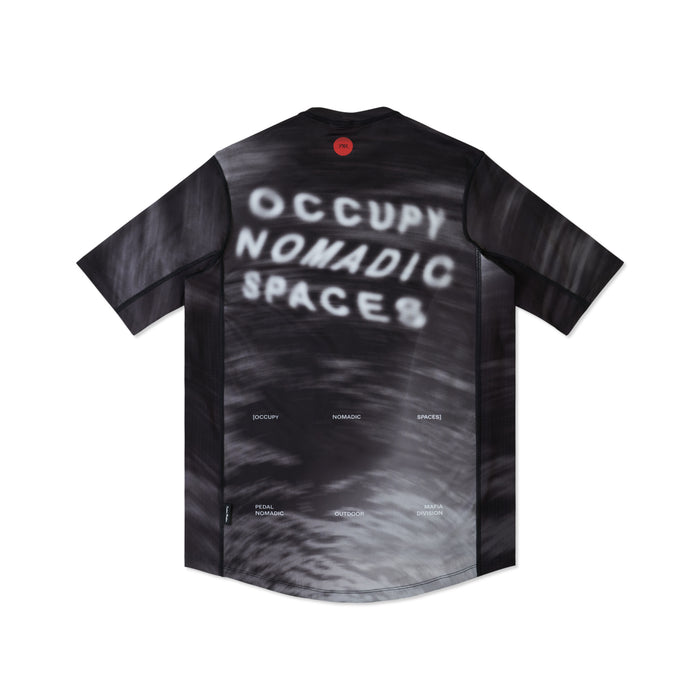 Nomadic Tech Short Sleeve T Shirt - Black Blur