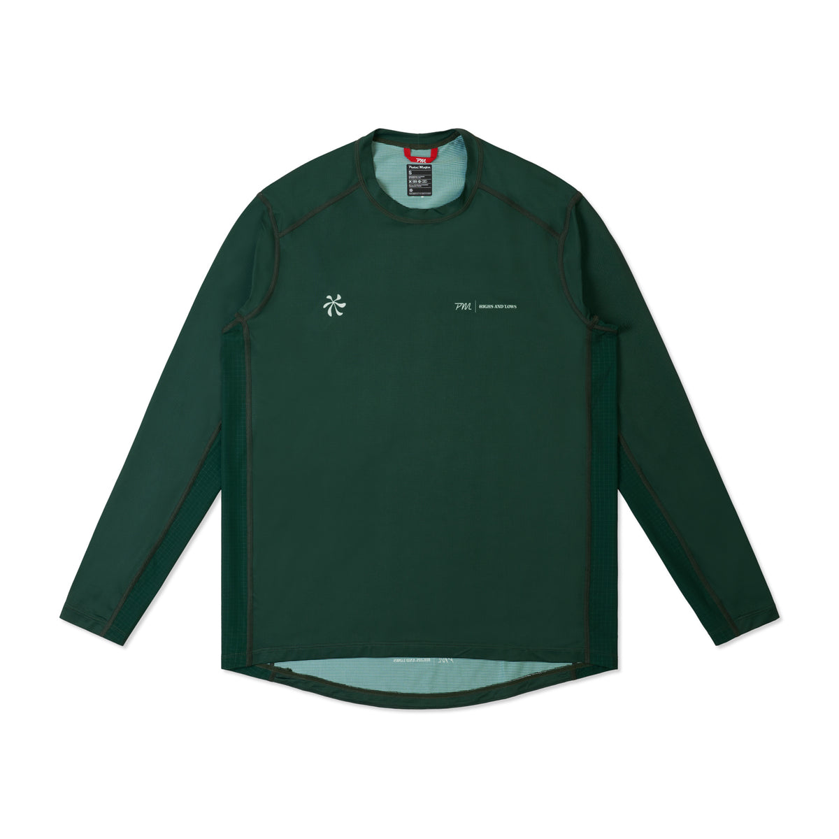 Nomadic Tech Long Sleeve T Shirt Jersey - Life Cycle Pine