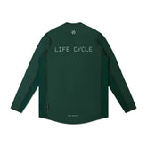 Nomadic Tech Long Sleeve T Shirt Jersey - Life Cycle Pine