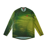 Nomadic Tech Long Sleeve T Shirt - Green Blur