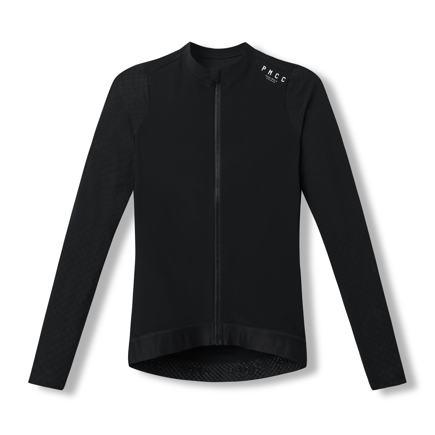 Mens Pmcc Long Sleeve Cycling Jersey Black Pedal Mafia Pedal