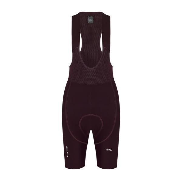 Women's Pro Bib - Raisin | Pedal Mafia Australia