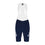 Women's Core Bib - Navy White