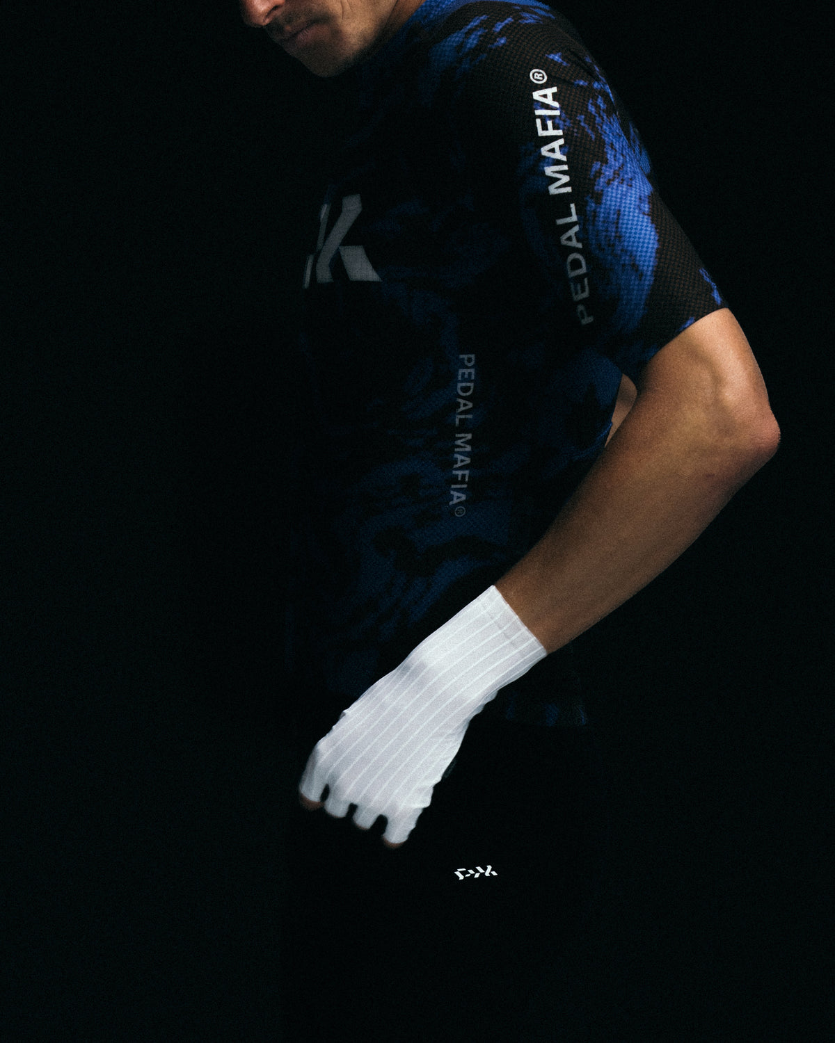 Men's Pro Race Jersey - Glitch Flow Blue Shift