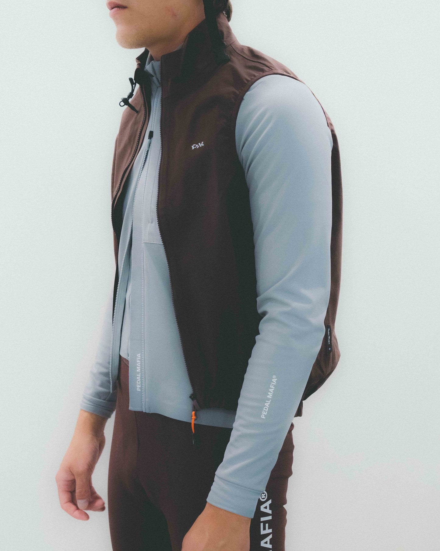 Men's Pro Sympatex Heavy Rain Vest - Brown