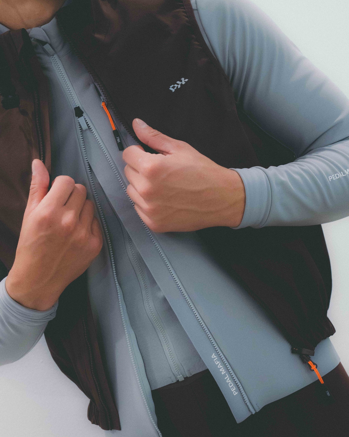Men's Pro Sympatex Heavy Rain Vest - Brown