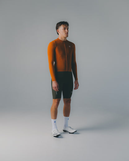 Men's Pro Long Sleeve Jersey - Walnut