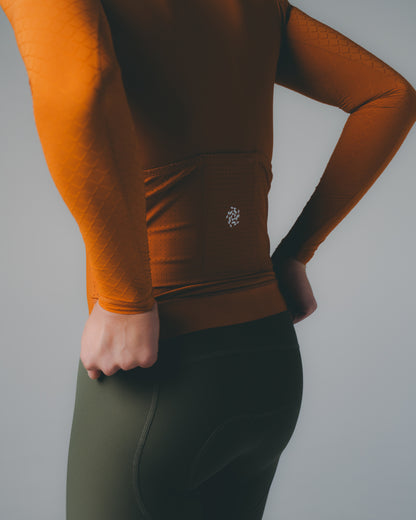 Men's Pro Long Sleeve Jersey - Walnut