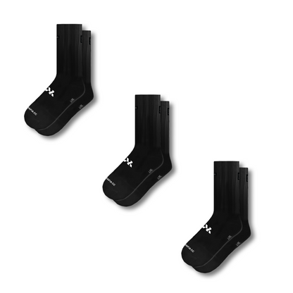 Pro Race Aero Sock 3 Pack - Black