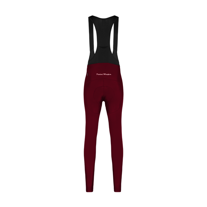Women's Core Thermal Bib Tight - Rot Wine