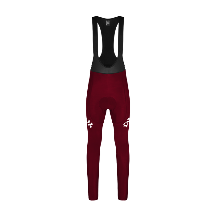 Women's Core Thermal Bib Tight - Rot Wine
