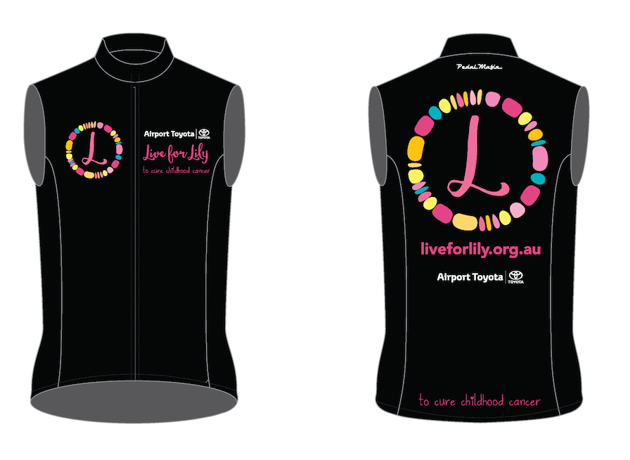 Custom Vest - Live For Lily (Black)
