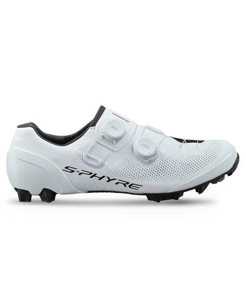 S-PHYRE ホワイト シューズ 「nisemonogatari」 Shimano XC903 S-Phyre Shoes - White | Pedal Mafia Australia