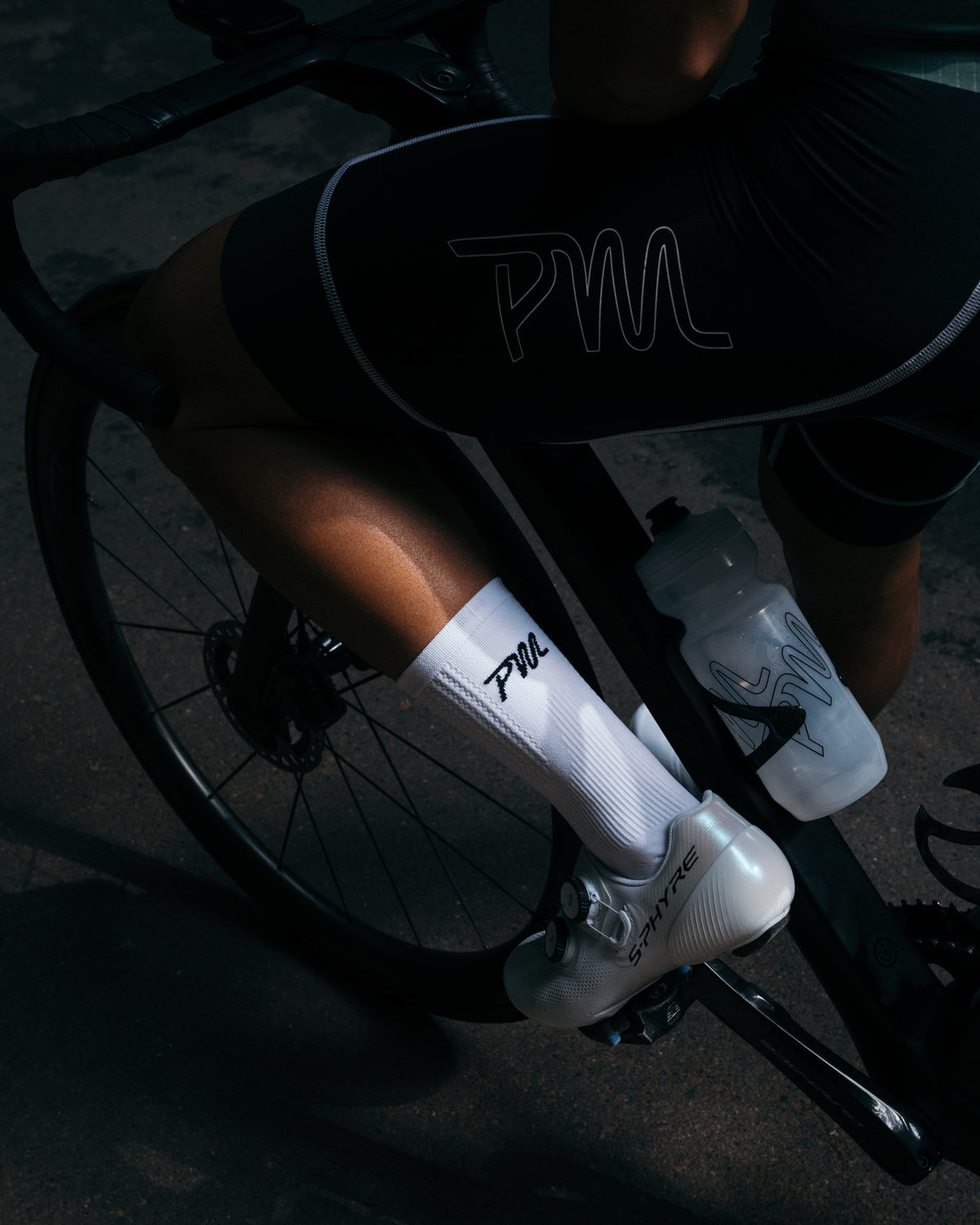 Men's Pro Vapour Bib - Black White