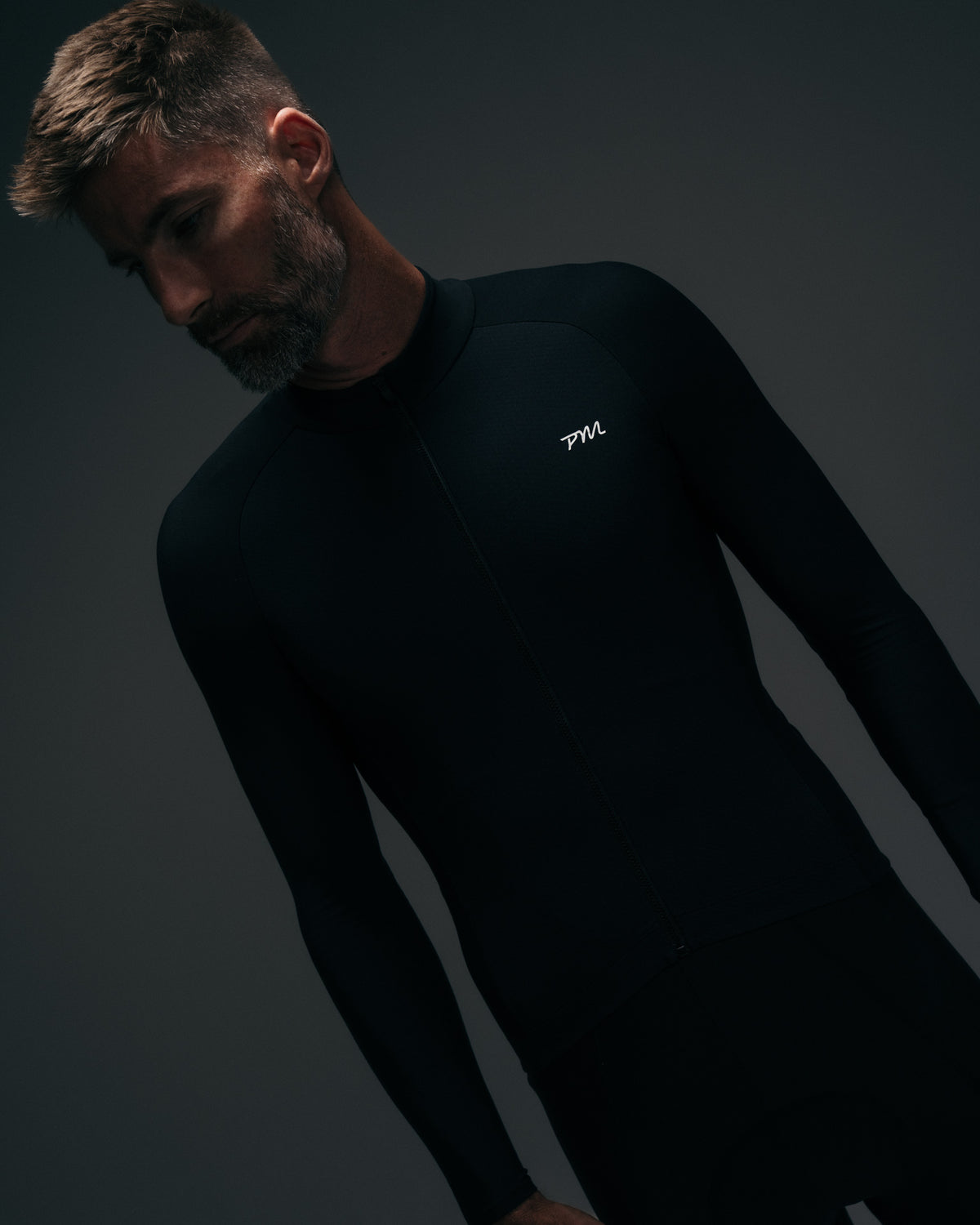 Men's Pro Midweight Thermal Jersey - PM Black