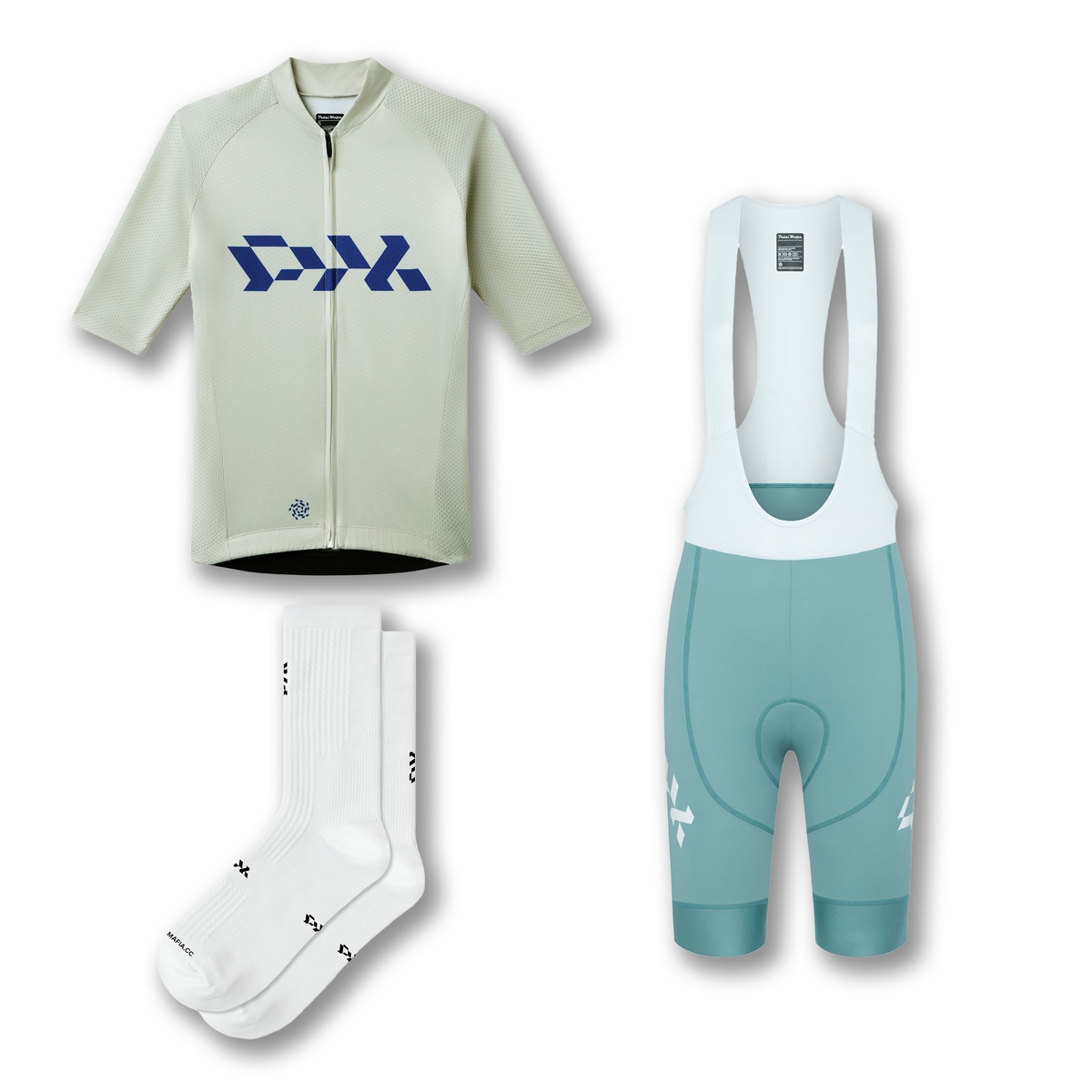 Women’s Core Cycling Bundle - Chalk Stone / Slate Blue