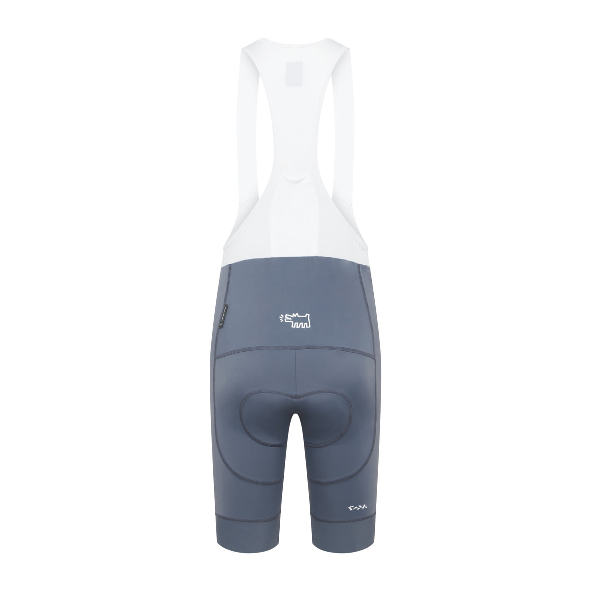 Women's Core Bib Shorts - Keith Haring x PM Grey