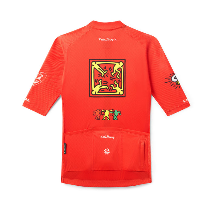 Women's Core Jersey - Keith Haring x PM Red