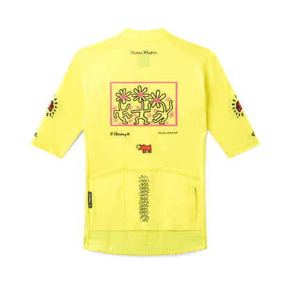 Women's Core Jersey - Keith Haring x PM Yellow