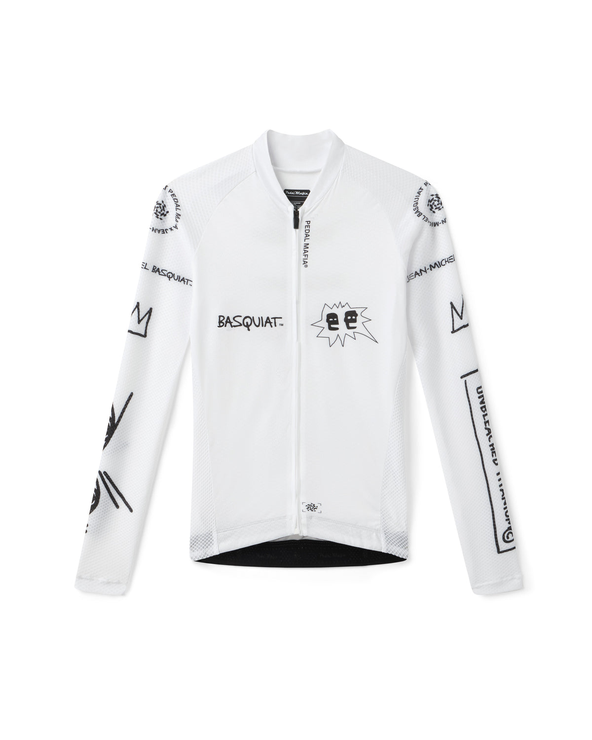 Women's Core Long Sleeve Jersey - Jean-Michel Basquiat White