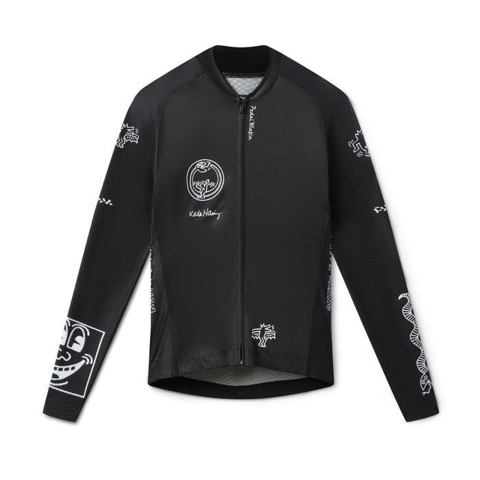 Women's Core Long Sleeve Jersey - Keith Haring x PM Black