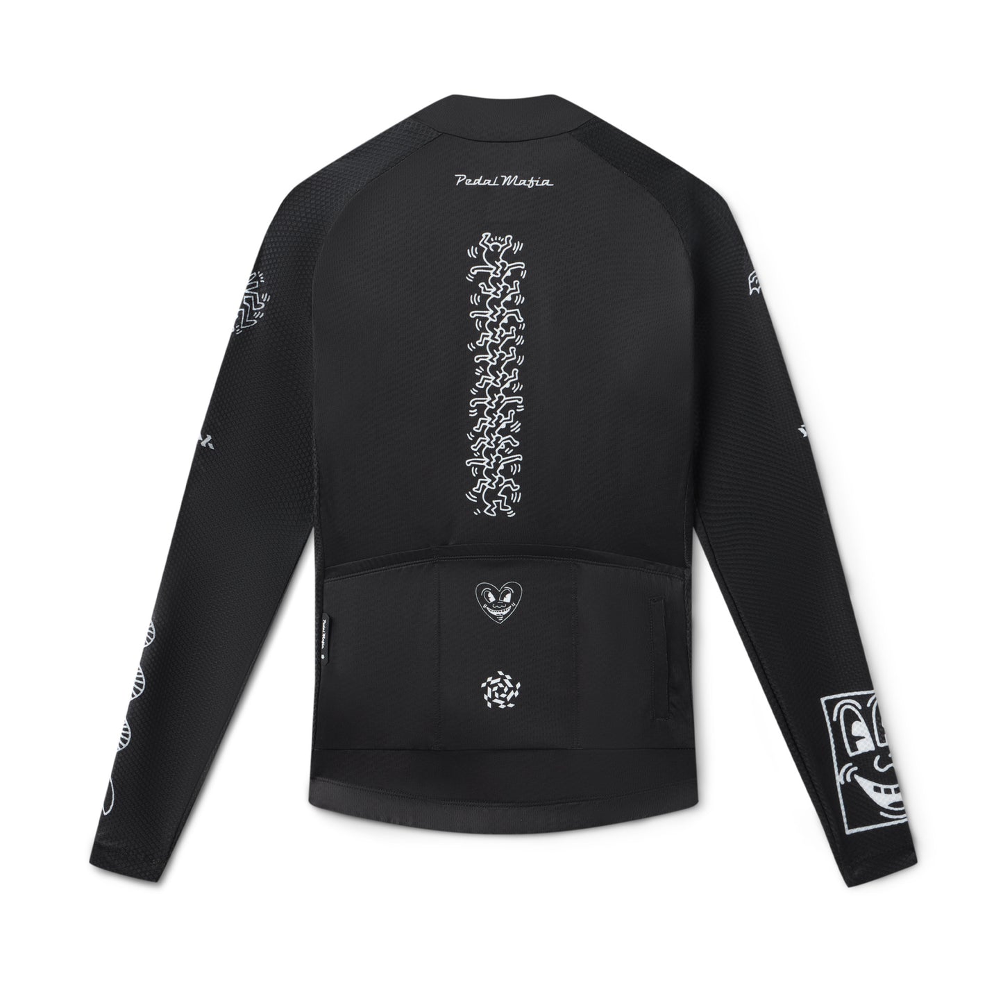 Women's Core Long Sleeve Jersey - Keith Haring x PM Black