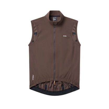 Women's Pro Sympatex Heavy Rain Vest - Brown