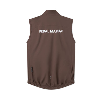 Women's Pro Sympatex Heavy Rain Vest - Brown