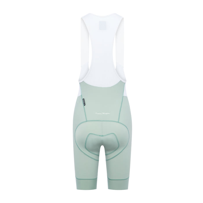 Women's Pro Delta Bibshort - Sage Green