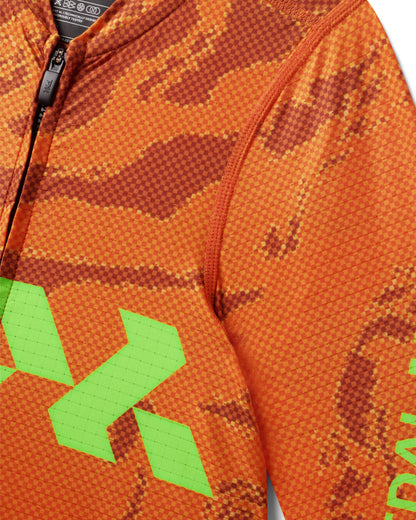 Women's Pro Race Jersey - Glitch Flow Ember